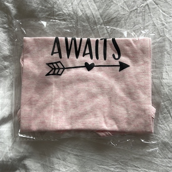 NWT BABY Pink “Adventure Awaits” onesie - Picture 2 of 2